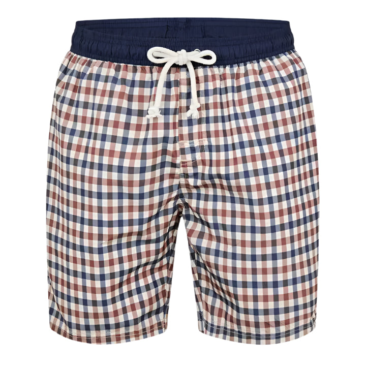 Aquascutum Active Club Check Volley Swim Short: CHECK