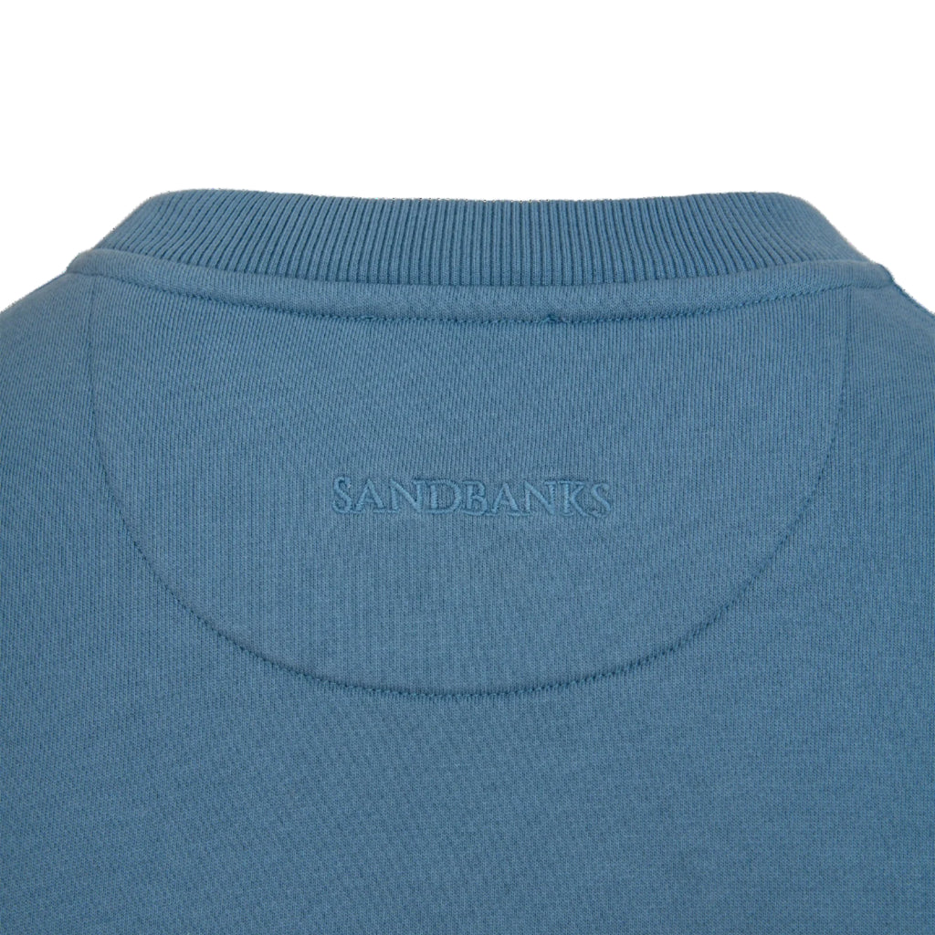Sandbanks Badge Logo Sweatshirt: TEAL