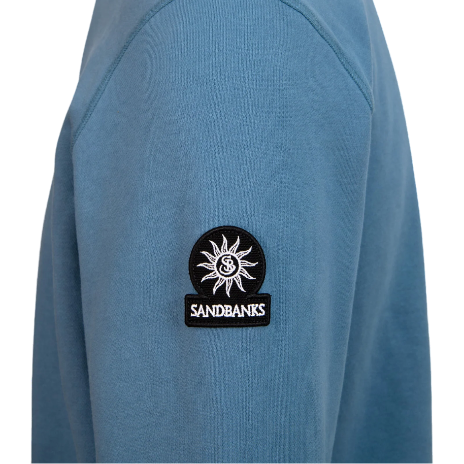 Sandbanks Badge Logo Sweatshirt: TEAL