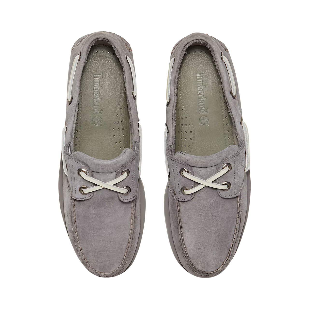 Timberland Classic 2 Eye Boat Shoe: MEDIUM GREY NUBUCK