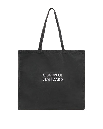 Colorful Standard Tote Bag: FADED BLACK (Fade Black)