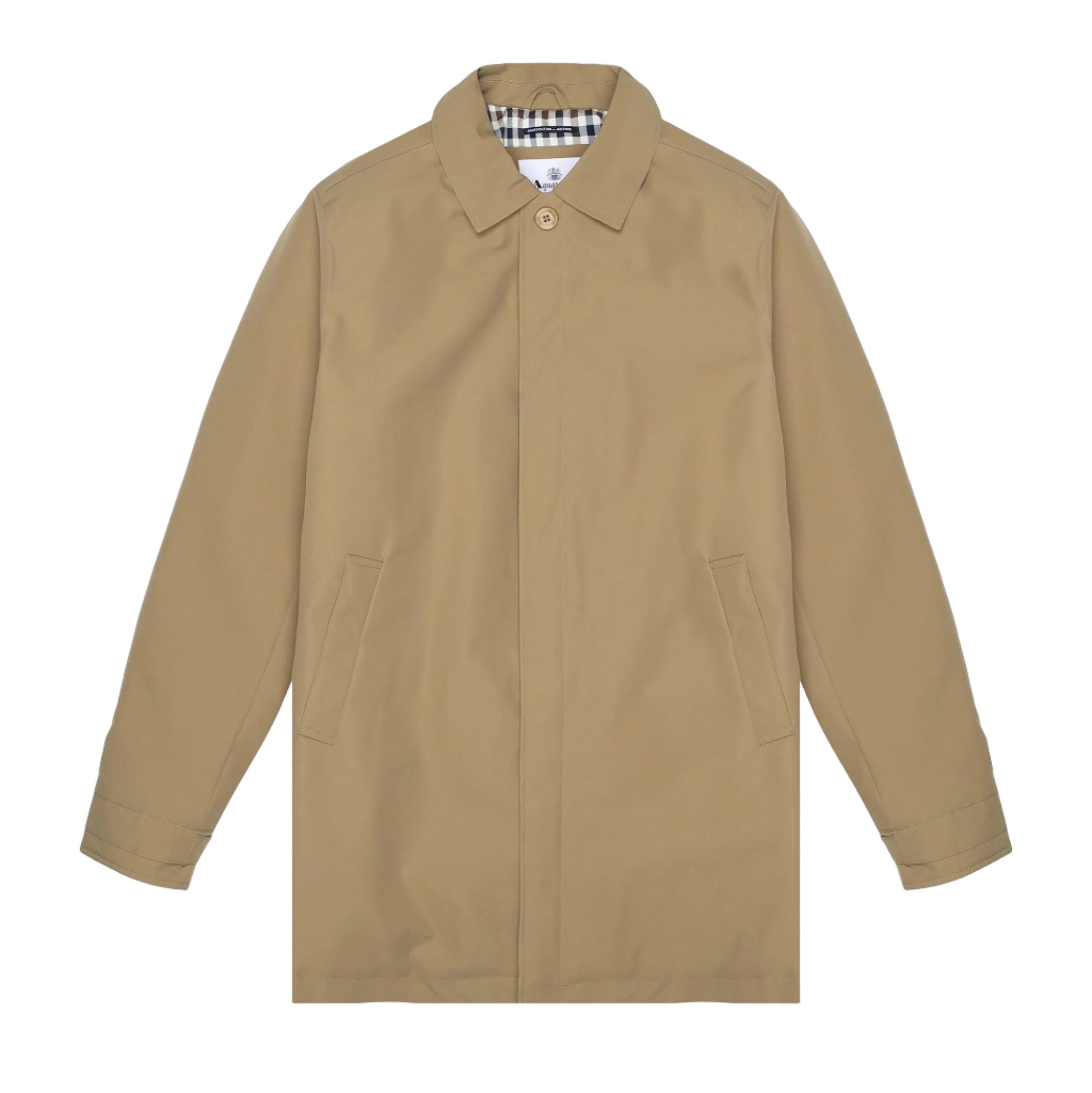 Aquascutum Active Mid Trench Jacket: KHAKI