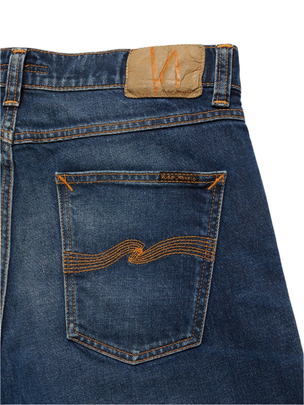 Nudie Jeans Lean Dean Jeans: TROUBLED SEA (Blue Used)