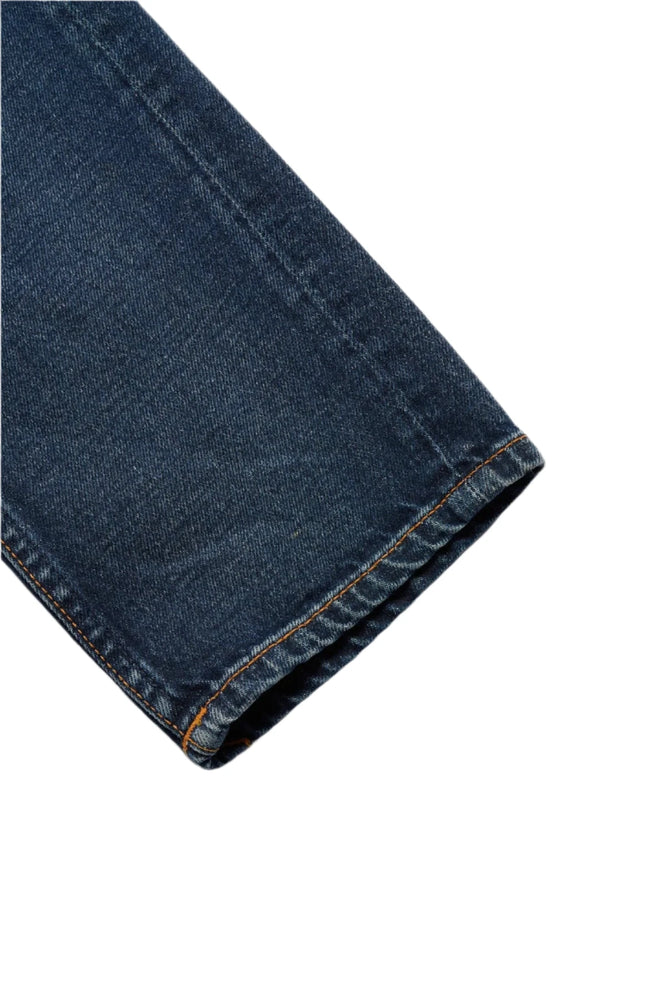 
                
                    Load image into Gallery viewer, Nudie Jeans Lean Dean Jeans: TROUBLED SEA (Blue Used)
                
            