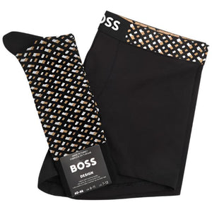 Hugo Boss Orange Trunk & Sock Giftset: BLACK