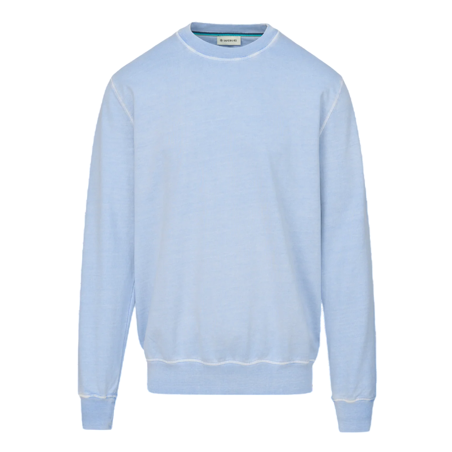 Sandbanks Mineral Wash Sweatshirt: DUSTY BLUE