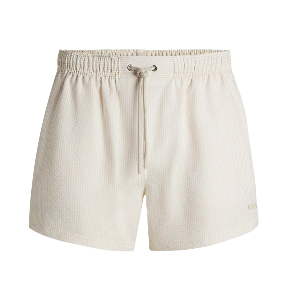 Hugo Boss Orange Vida Swim Short: OPEN WHITE