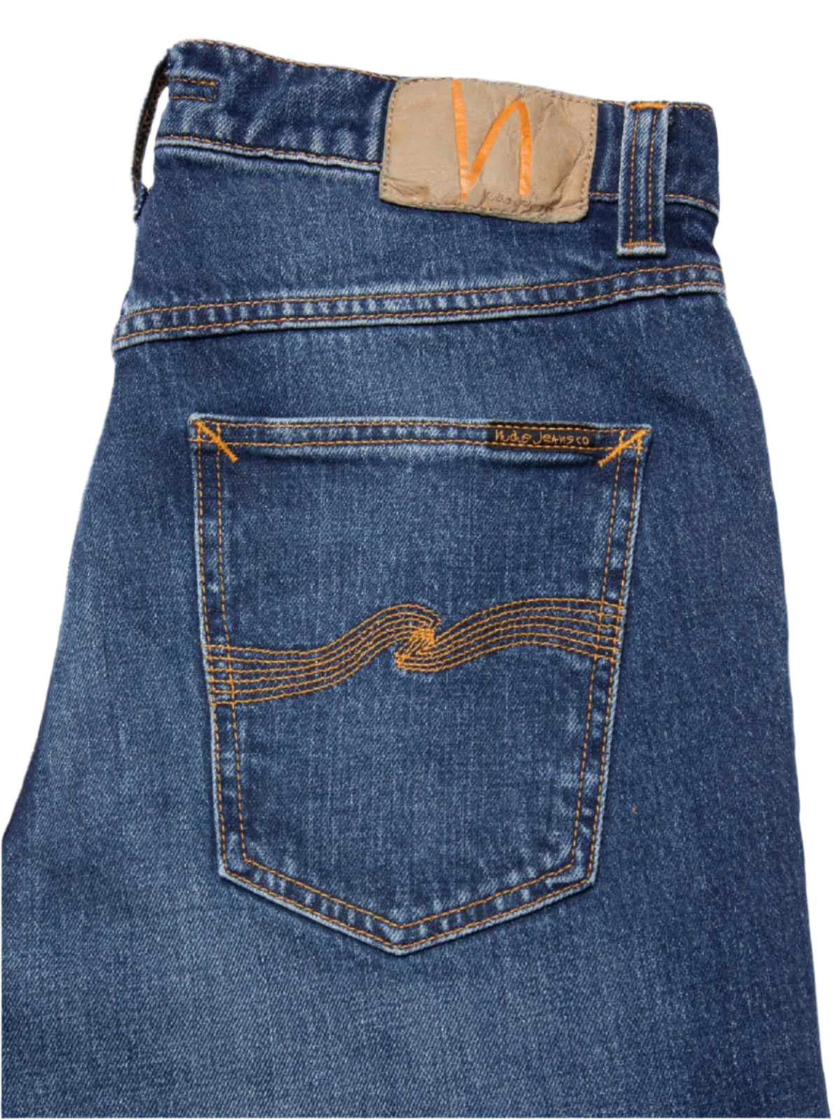 Nudie Jeans Solid Ollie Jeans: WILD BLUE (Wild Blue)