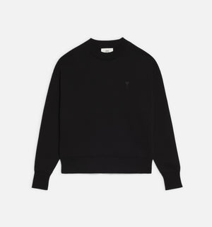 
                
                    Load image into Gallery viewer, Ami Paris Tonal ADC Sweatshirt Black HemingCo
                
            