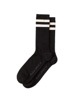 Nudie Jeans Amundsson Sport Sock: BLACK