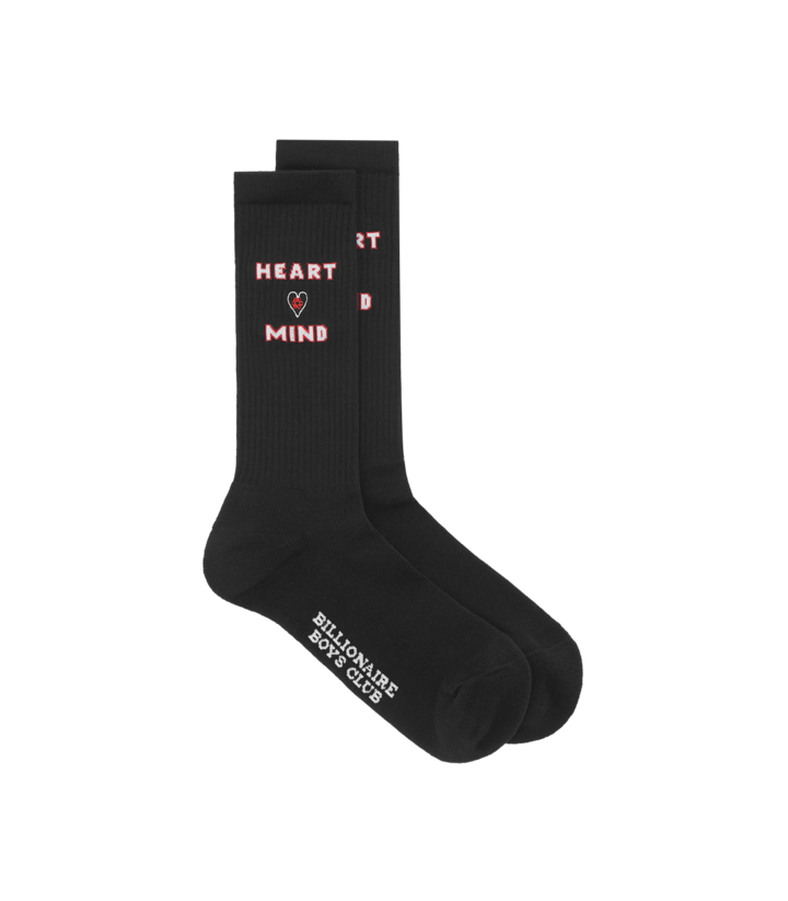 BBC Heart&Mnid Sock Black HemingCo