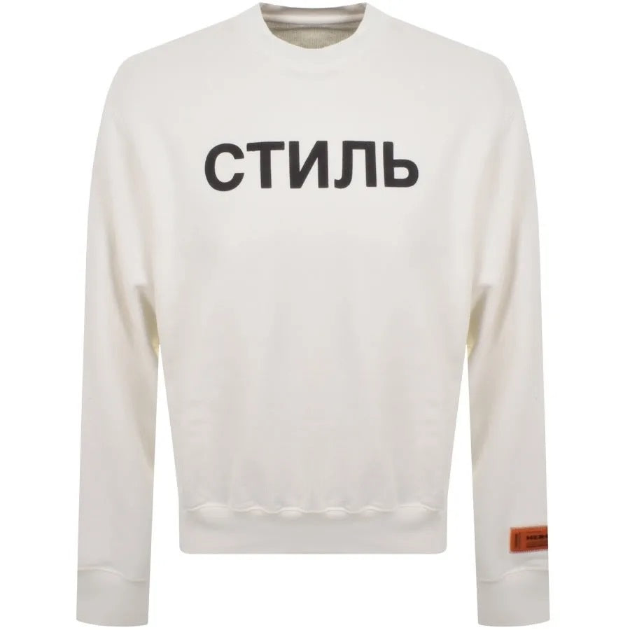 Heron Preston CTNMB Sweatshirt White HemingCo