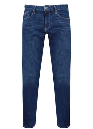 Emporio Armani J06 Slim Fit Jean Blue Fade HemingCo