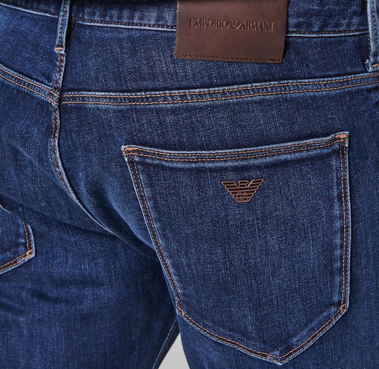 Emporio Armani J06 Slim Fit Jean Blue Fade HemingCo