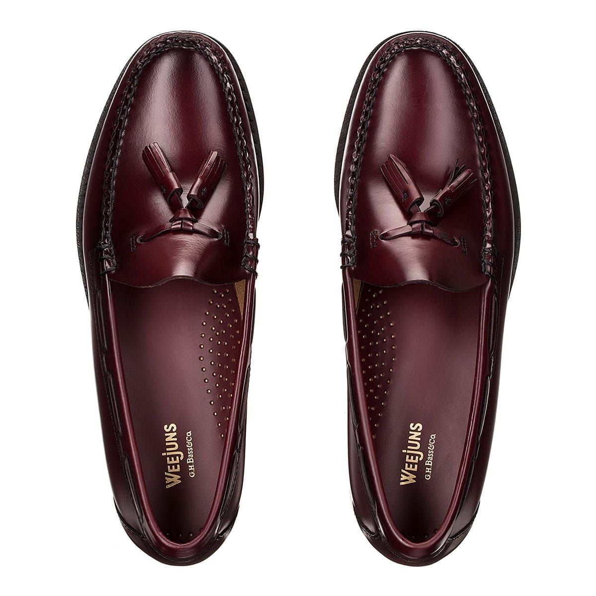 GH Bass Larkin Tassel Loafer Burgundy