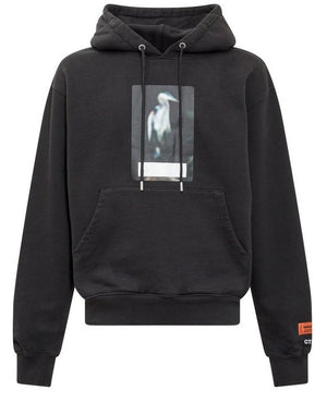 Heron Preston Censored Heron Hoodie: BLACK