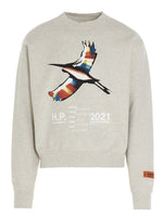 Heron Preston Rainbow Heron Sweatshirt Grey HemingCo