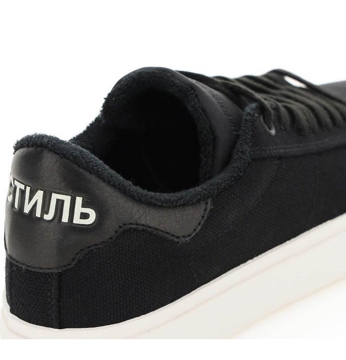 Heron Preston Vulcanized Low Top Trainer Black HemingCo
