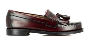 
                
                    Load image into Gallery viewer, G.H Bass Heritage Layton II Moc Kiltie Loafer Wine HemingCo
                
            