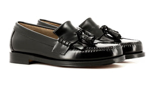 G.H Bass Heritage Layton 2 Moc Kiltie Loafer Black HemingCo