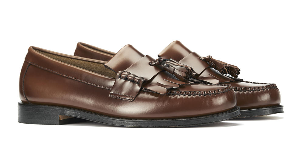 G.H Bass Heritage Layton II Moc Kiltie Loafer Mid Brown HemingCo