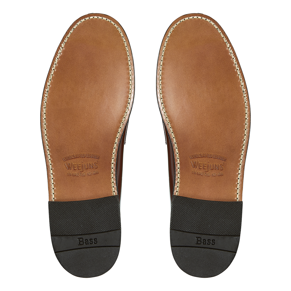 G.H Bass Heritage Layton II Moc Kiltie Loafer Mid Brown HemingCo