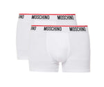 Moschino Two Pack Underwear: WHITE