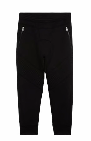 Neil Barrett Biker Bonded Skinny Sweatpants Black HemingCo