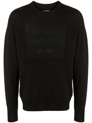 Opening Ceremony Box Logo Knitwear Black HemingCo