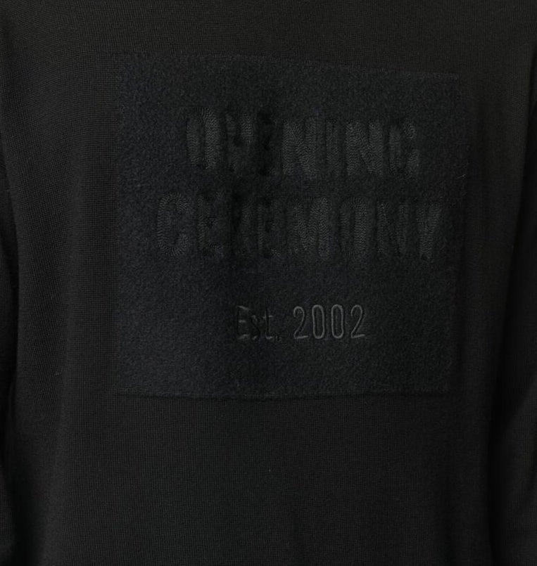 Opening Ceremony Box Logo Knitwear Black HemingCo