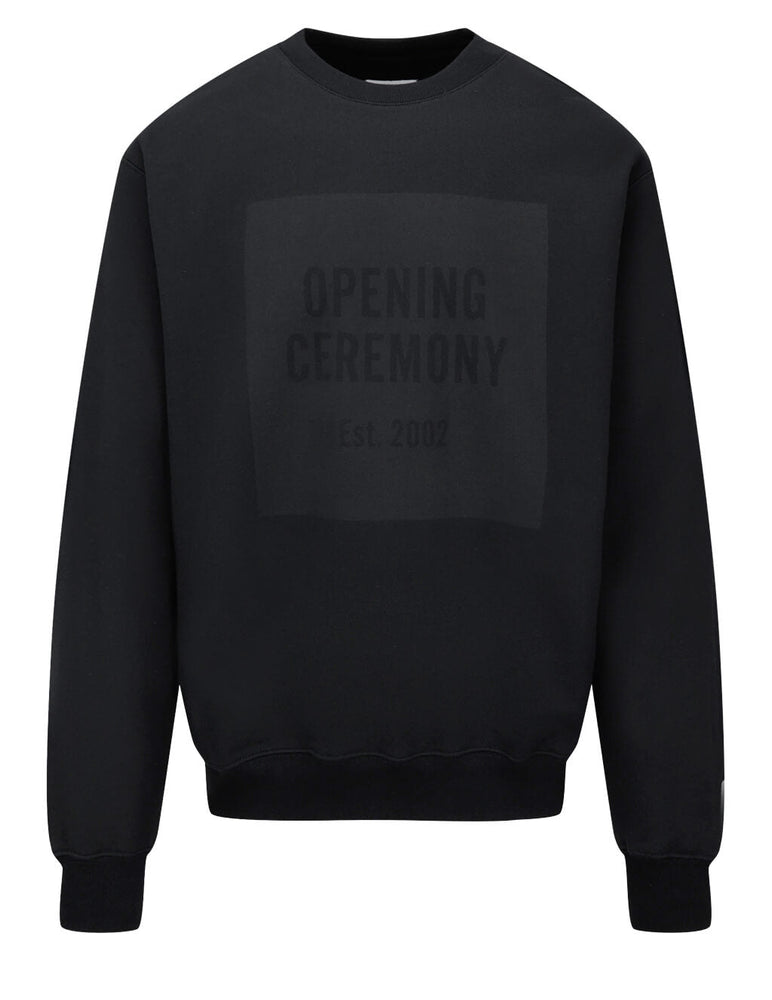 Opening Ceremony Box Logo Sweatshirt Black HemingCo