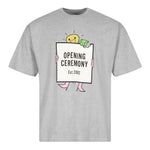 Opening Ceremony Lightbulb Box Logo T-Shirt Grey HemingCo