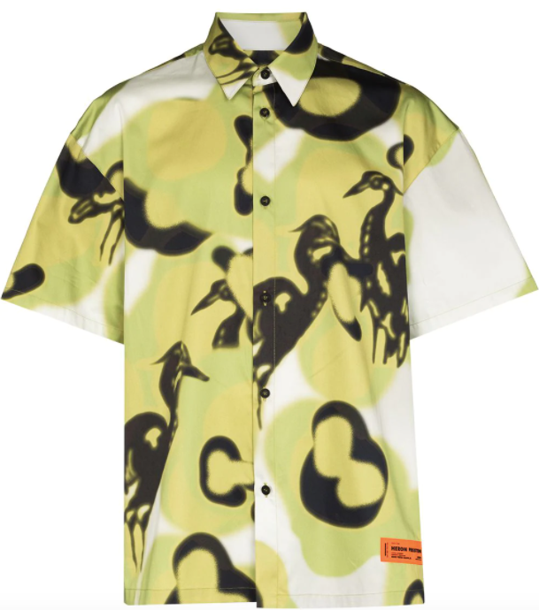 Heron Preston Split Herons T-Shirt White HemingCo