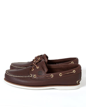 
                
                    Load image into Gallery viewer, Timberland Classic 2 Eye Boat Shoe Brown HemingCo
                
            
