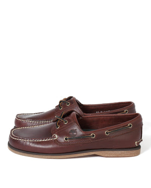 
                
                    Load image into Gallery viewer, Timberland Classic 2 Eye Boat Shoe Rootbeer HemingCo
                
            
