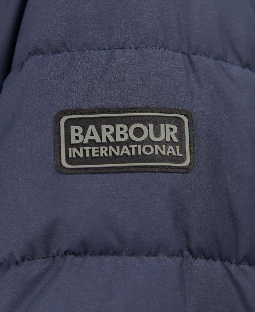 Barbour International Storm Fog Quilted Jacket Navy HemingCo