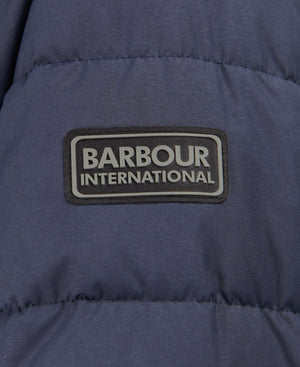 Barbour International Storm Fog Quilted Jacket Navy HemingCo