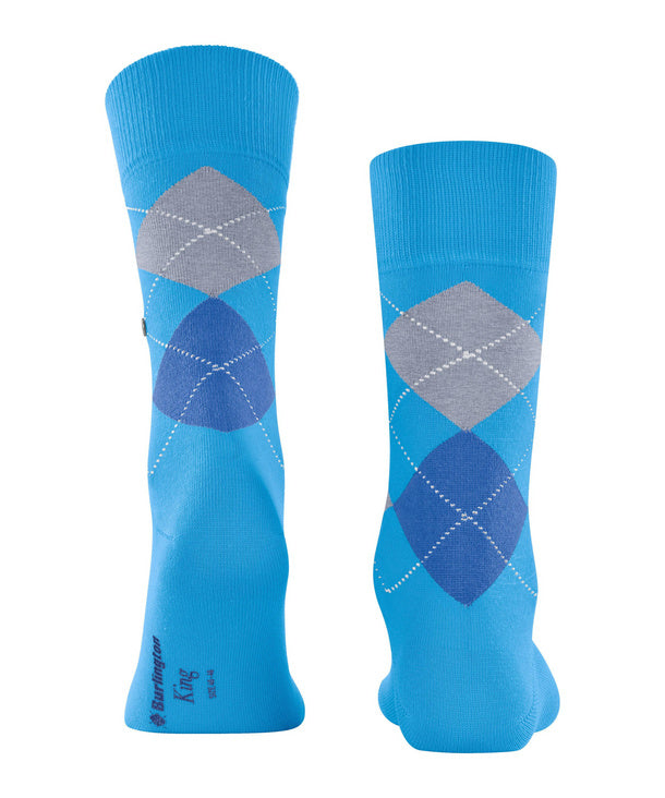 Burlington King Sock: BRIGHT BLUE
