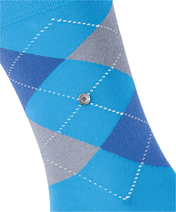 Burlington King Sock: BRIGHT BLUE