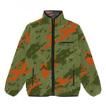Billionaire Boys Club Camo Print Reversible Fleece Jacket Grey/Green HemingCo