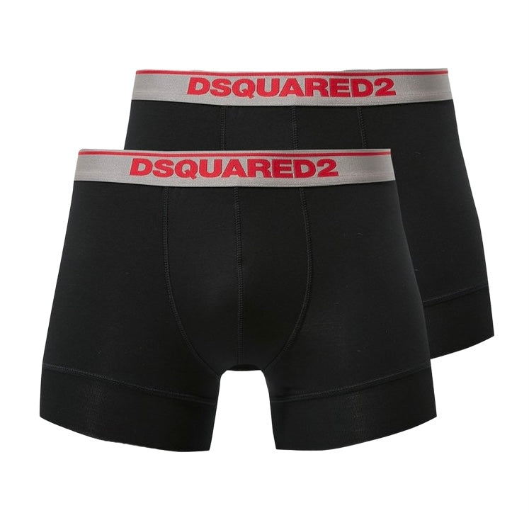 DSquared2 2 Pack Boxers Black/Grey HemingCo