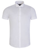 Emporio Armani Essentials Full Button Polo Shirt White HemingCo