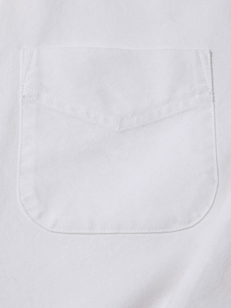 Nudie Jeans John Button Down Oxford Shirt: OFF WHITE