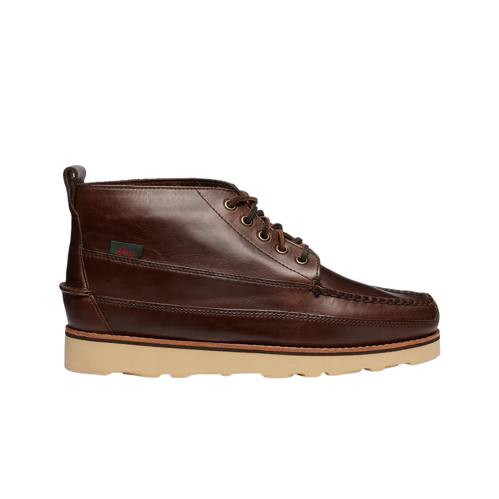 G.H Bass Camp Moc Ranger Pull Up: DARK BROWN