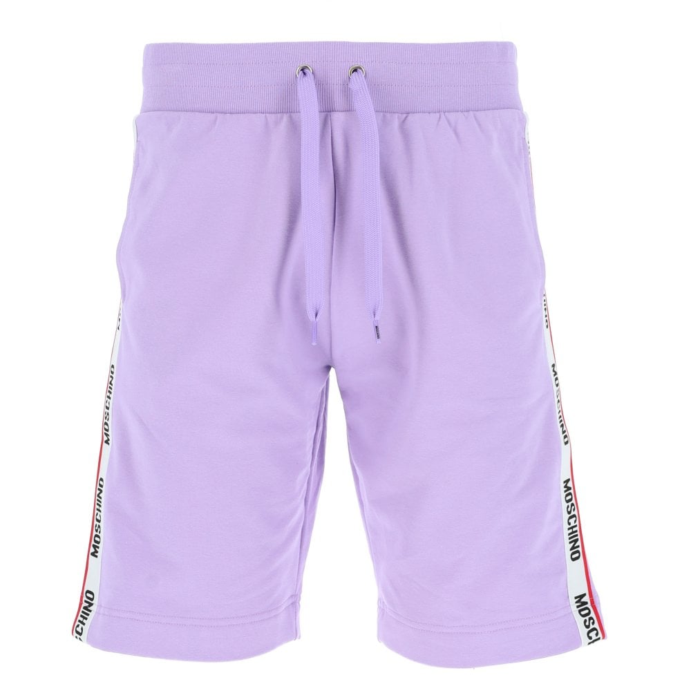 Moschino Underwear Tipped Tape Shorts Violet HemingCo