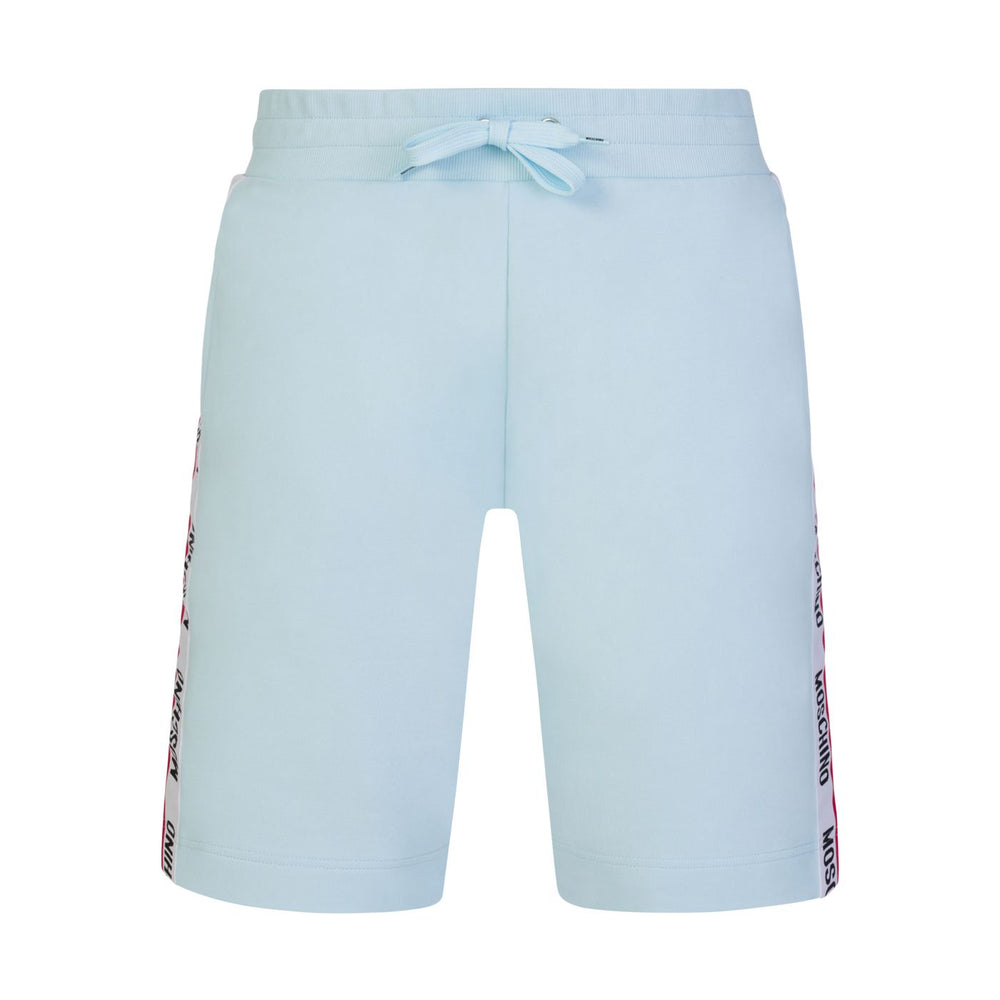 Moschino Underwear Tipped Tape Shorts Pale Blue HemingCo