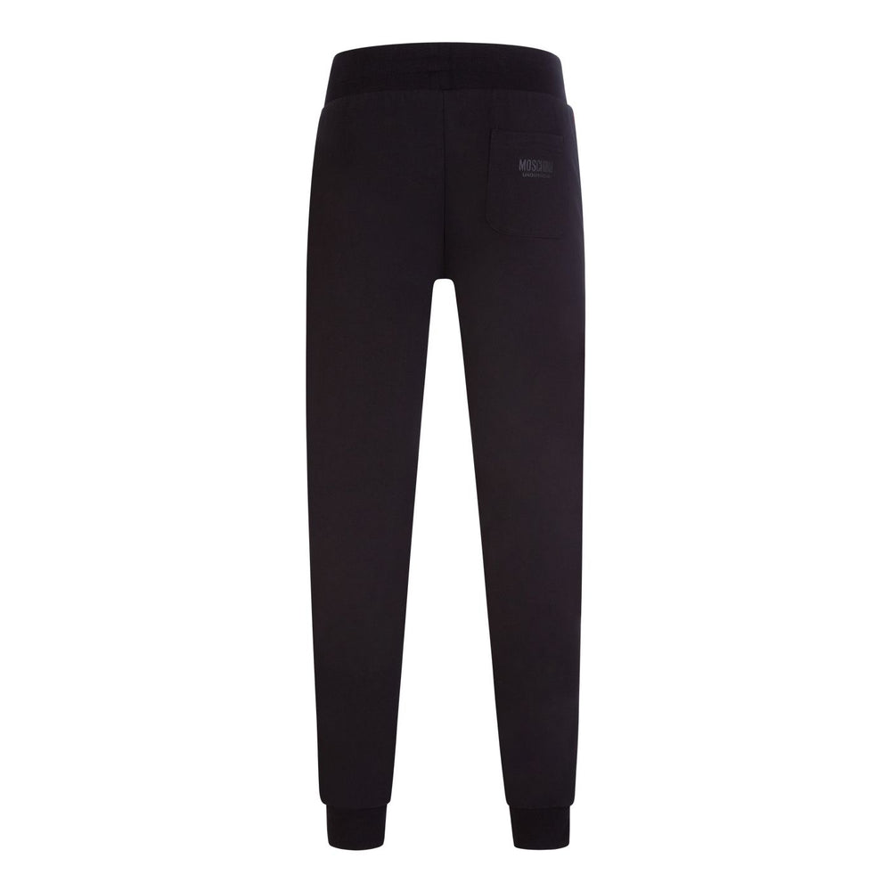 Moschino Taped Tracksuit Bottoms Black HemingCo